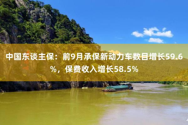 中国东谈主保：前9月承保新动力车数目增长59.6%，保费收入增长58.5%