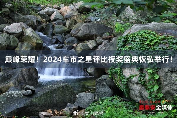 巅峰荣耀！2024车市之星评比授奖盛典恢弘举行！